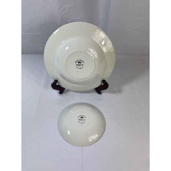 Vintage Johnson Brothers "Summer Chintz" Bowl & Saucer Set | Made in England - Picture 3 of 6